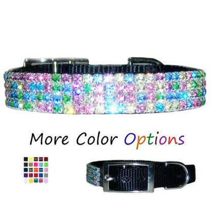 Pastel Pretty Jeweled Pet Collar For dogs and cats