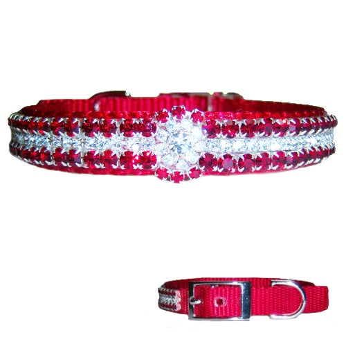 A Love Story Crystal Pet Collar - For dogs and cats - dog-collar-fancy