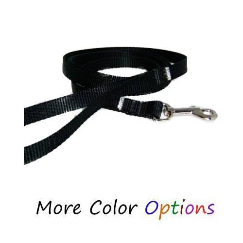 Custom Pet Leash with Accent Crystals - crystal leashes - dog-collar-fancy