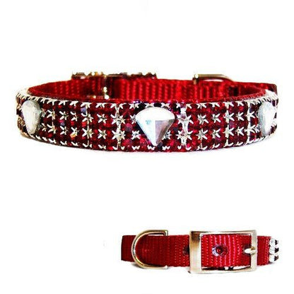Diamond Accents Crystal Pet Collar - For dogs and cats - dog-collar-fancy