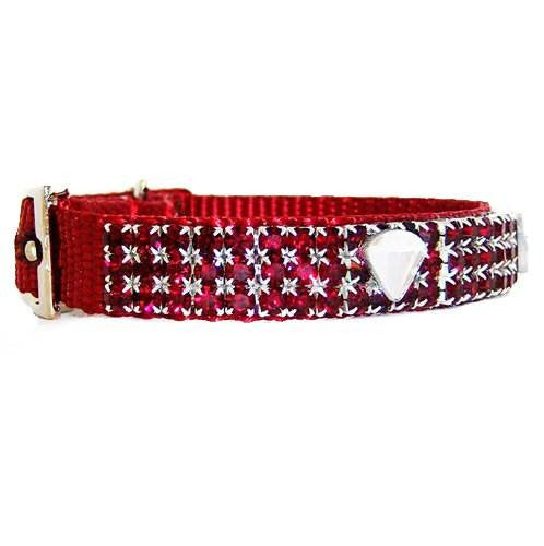Diamond Accents Crystal Pet Collar - For dogs and cats - dog-collar-fancy