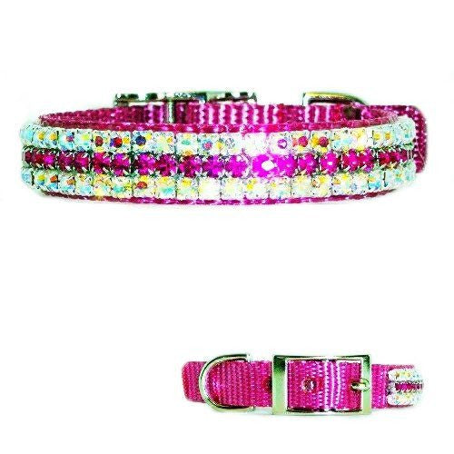 Kiss Me Pretty Crystal Pet Collar - For dogs and cats - dog-collar-fancy