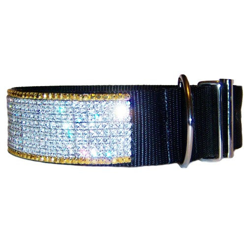 My Golden Bling Bling Big Dog Collar - For large dogs - dog-collar-fancy