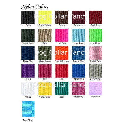 Embroidered Personalized Dog Collars - For dogs and cats - dog-collar-fancy