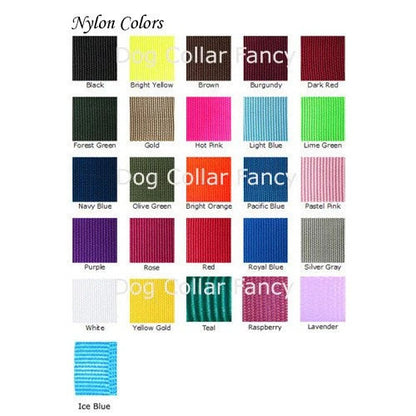 Collar color chart