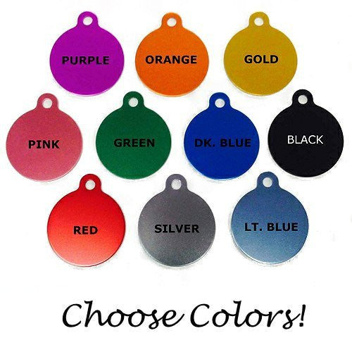 Slanted Heart with Paw Personalized Pet Tag - pet charm - dog-collar-fancy