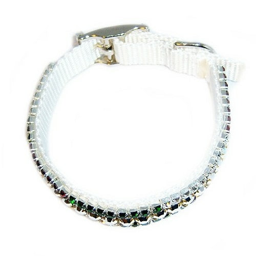 Silver Bells Christmas Collar - For dogs and cats - dog-collar-fancy