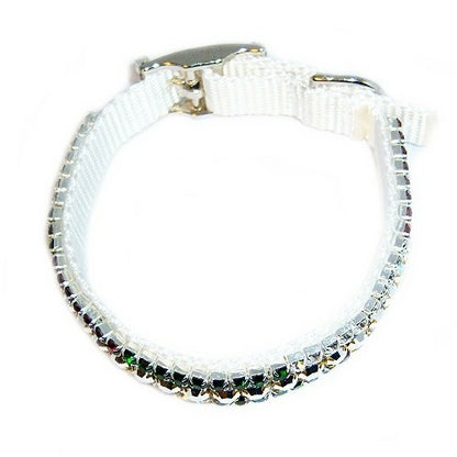 Silver Bells Christmas Collar - For dogs and cats - dog-collar-fancy