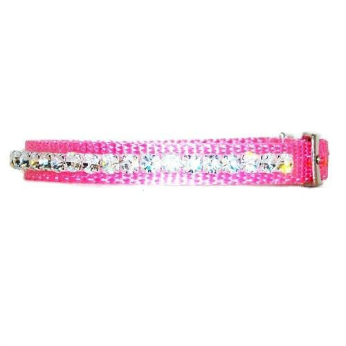 Small Dog Collar with Big Bling side view