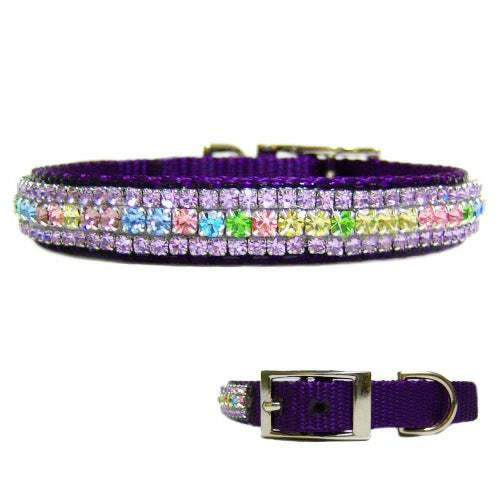 Spring Garden Crystal Pet Collar - For dogs and cats - dog-collar-fancy