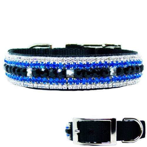 Mr Cool Crystal Boy Dog Collar - For medium to large dogs - dog-collar-fancy