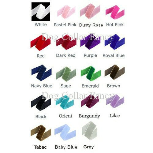 Velvet Pet Leash with Accent Crystals - crystal leashes - dog-collar-fancy