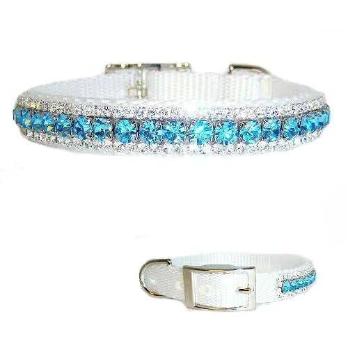 Winter Frost Crystal Pet Collar - For dogs and cats - dog-collar-fancy